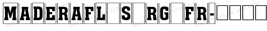 MaderaFL_S_Rg_Fr字体转换