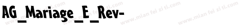 AG_Mariage_E_Rev字体转换