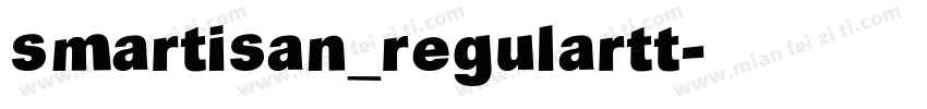 smartisan_regulartt字体转换