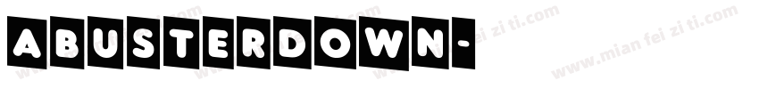 aBusterDown字体转换