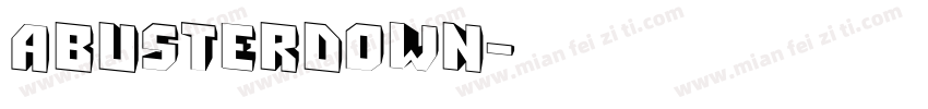 aBusterDown字体转换