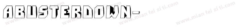 aBusterDown字体转换