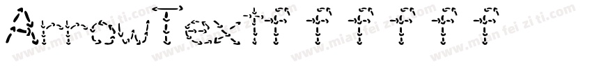 ArrowText字体转换
