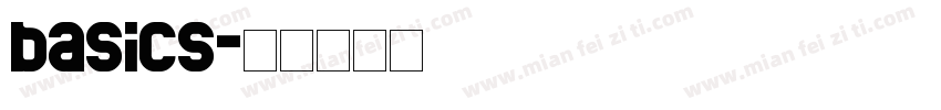 basics字体转换