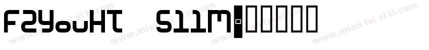 FZYouHT_511M字体转换