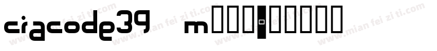 ciacode39_m生成器字体转换