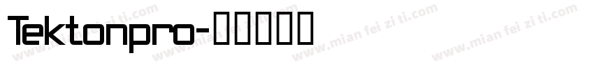 Tektonpro字体转换