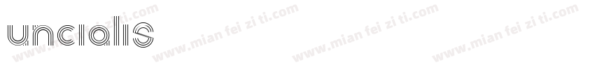 uncialis字体转换