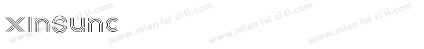 xinsunc字体转换