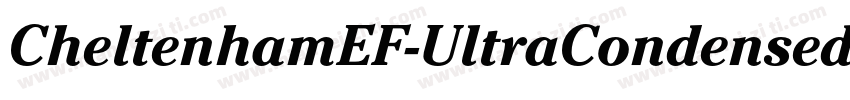 CheltenhamEF-UltraCondensed字体转换
