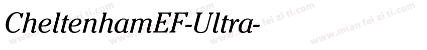 CheltenhamEF-Ultra字体转换