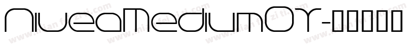 NiveaMediumOT字体转换