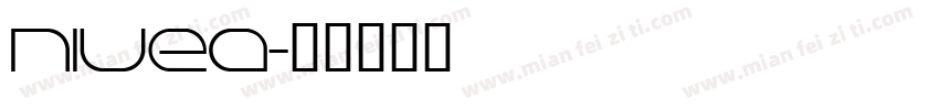 nivea字体转换