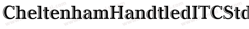 CheltenhamHandtledITCStd字体转换