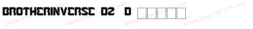 BrotherInverse-Dz1D字体转换