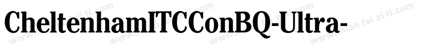 CheltenhamITCConBQ-Ultra字体转换