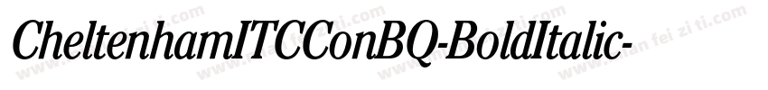 CheltenhamITCConBQ-BoldItalic字体转换