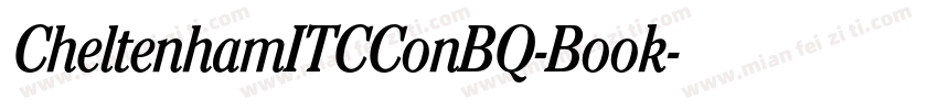 CheltenhamITCConBQ-Book字体转换