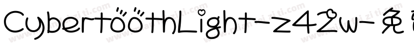 CybertoothLight-z42w字体转换
