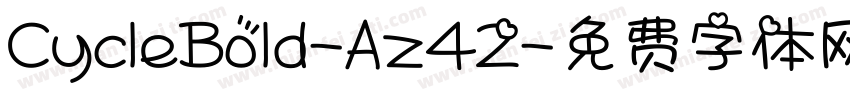 CycleBold-Az42字体转换