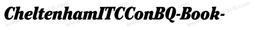 CheltenhamITCConBQ-Book字体转换