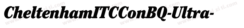 CheltenhamITCConBQ-Ultra字体转换