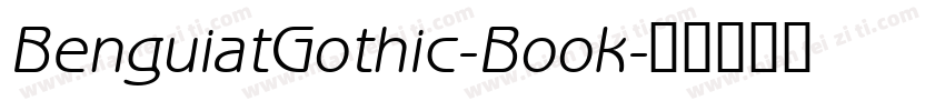 BenguiatGothic-Book字体转换