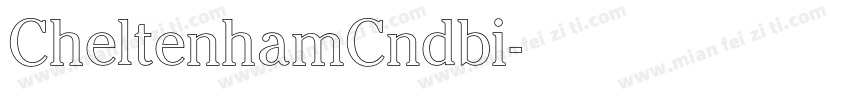 CheltenhamCndbi字体转换