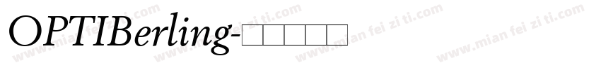 OPTIBerling字体转换