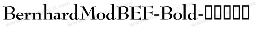 BernhardModBEF-Bold字体转换
