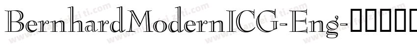 BernhardModernICG-Eng字体转换