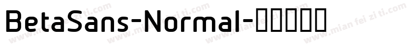 BetaSans-Normal字体转换