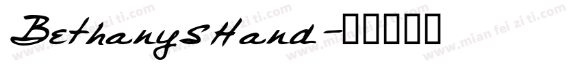 BethanysHand字体转换