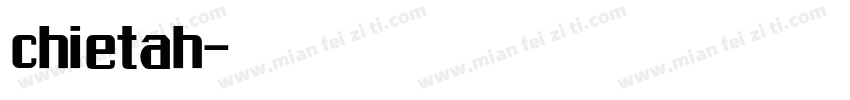 chietah字体转换