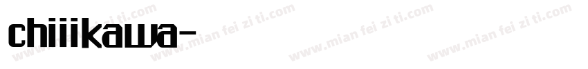 chiiikawa字体转换