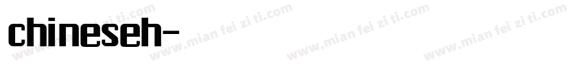 chineseh字体转换