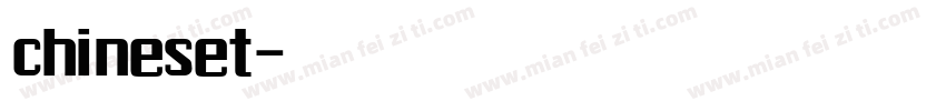 chineset字体转换