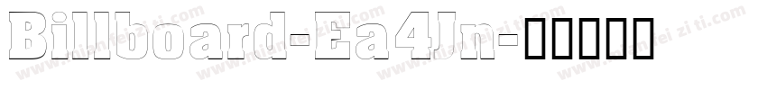 Billboard-Ea4Jn字体转换