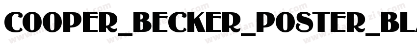 Cooper_Becker_Poster_Black字体转换