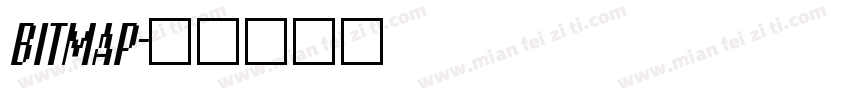 BITMAP字体转换
