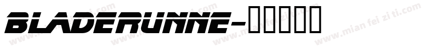 bladerunne字体转换