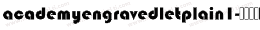 academyengravedletplain1字体转换