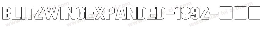 BlitzwingExpanded-189Z字体转换