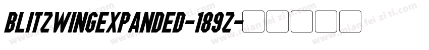 BlitzwingExpanded-189Z字体转换