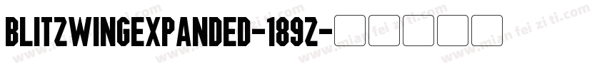 BlitzwingExpanded-189Z字体转换