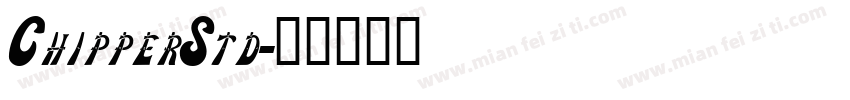 ChipperStd字体转换