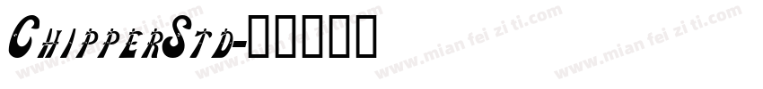 ChipperStd字体转换
