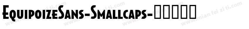 EquipoizeSans-Smallcaps字体转换