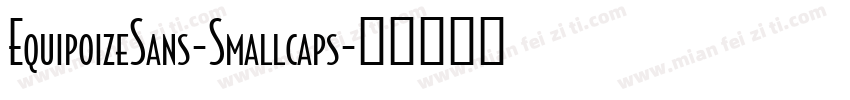 EquipoizeSans-Smallcaps字体转换