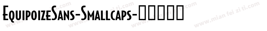 EquipoizeSans-Smallcaps字体转换